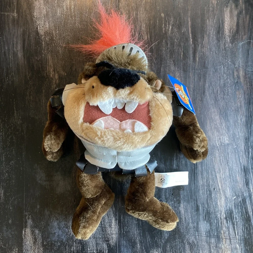 TASMANIAN DEVIL TAZ DRESSED AS KNIGHT STUFFED PLUSH 1997 Looney Tunes 11